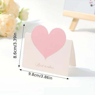 100pcs Morandi Color Cards Greeting Holiday Universal Gift Card Valentine's Day Christmas Wish Card