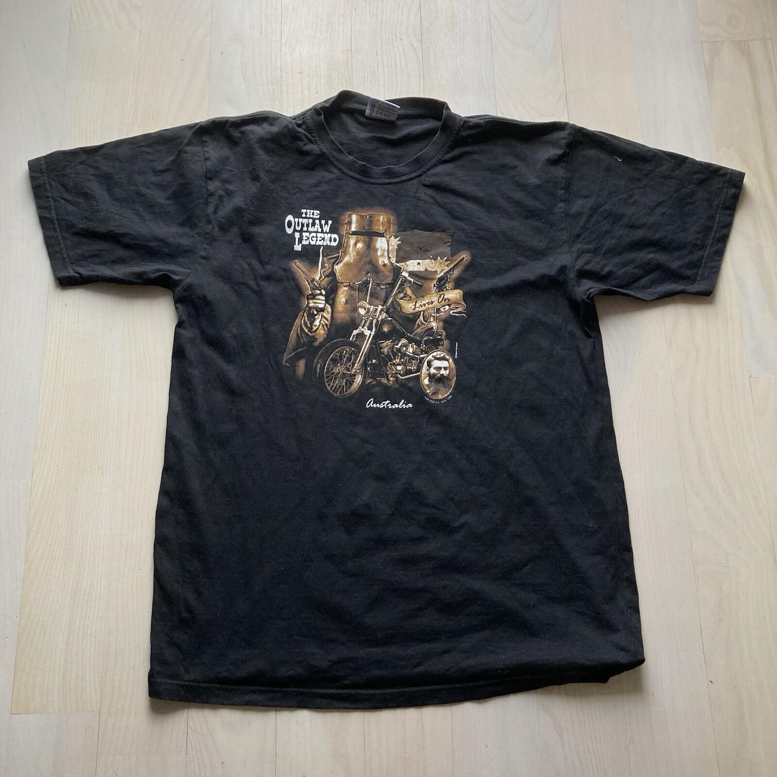 vintage ned kelly outlaw legend australia western tee size xxl xl XXXL