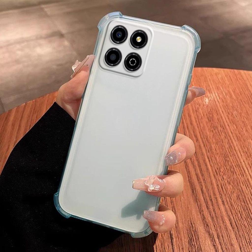 Case for HONOR X7d 5G 4G X7c X6c 400 Smart 200 Shockproof Airbag Bumper Casing Frosted Translucent Cover