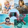4K/30FPS Waterproof Camera 1080P UHD Video Recorder IPS Dual Screen Anti Shake Face Detection Autofocus for Vacation Snorkeling