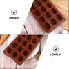 Hemoton 3-Pack Silicone Chocolate Molds, Non-Stick Easy Clean, Candy Making Molds, Baking Tools