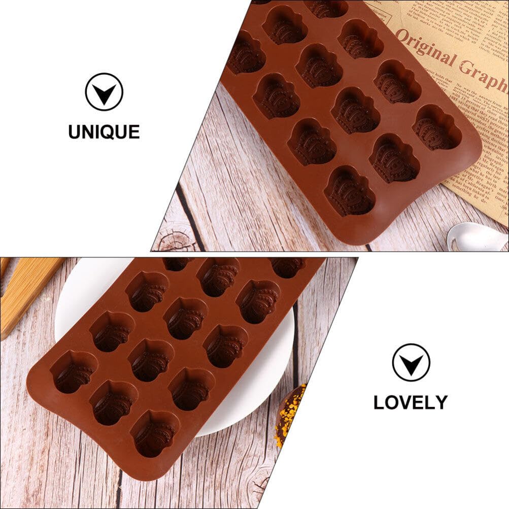 Hemoton 3-Pack Silicone Chocolate Molds, Non-Stick Easy Clean, Candy Making Molds, Baking Tools