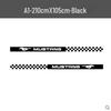 Ford Mustang Side Skirt Stripe Decoration - GT Edition Car Sticker
