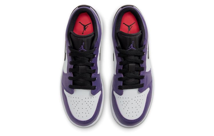 Jordan 1 Low Court Purple White GS 553560-500