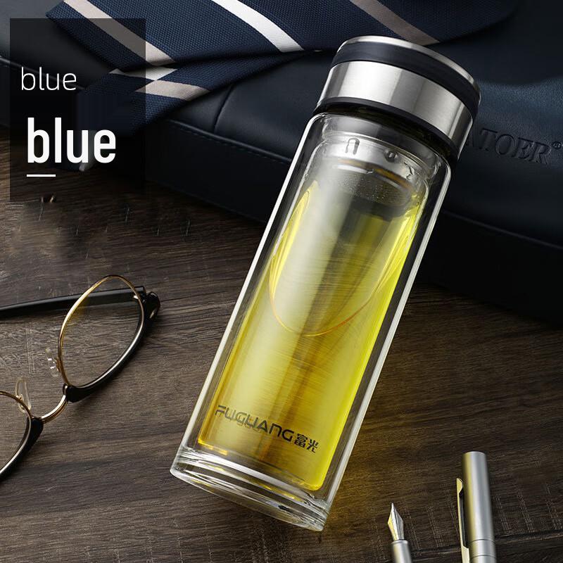 Fuguang Double-Walled Glass Tea Infuser Bottle