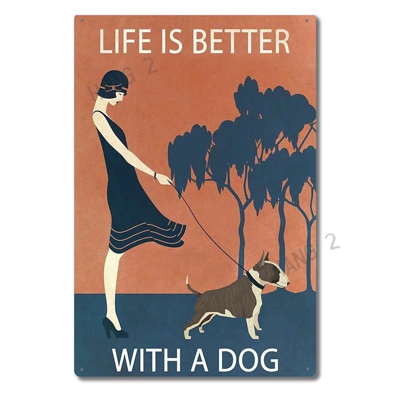 Funny Bull Terrier Dog Pet Bath Soap House Vintage Plaque Poster Tin Sign Wall Decor Hanging Metal Decoration 8x12 Inch