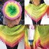 300g Organic Lace Cotton Blend Cake Roll Long Section Dyeing Yarn Hand-woven Shawl Scarf Skirt Hat Crochet Wool