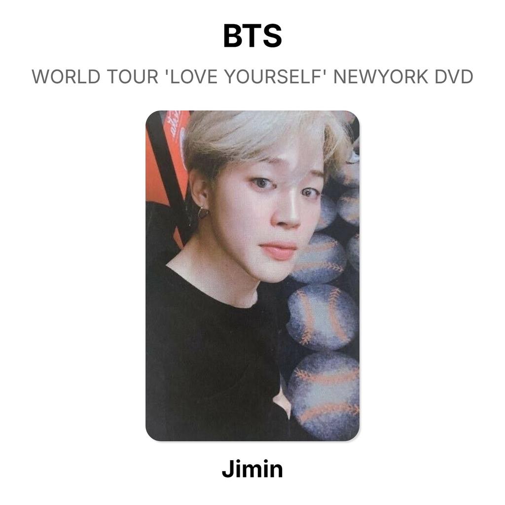 BTS WORLD TOUR 'LOVE YOURSELF' NEWYORK DVD Official Photocard