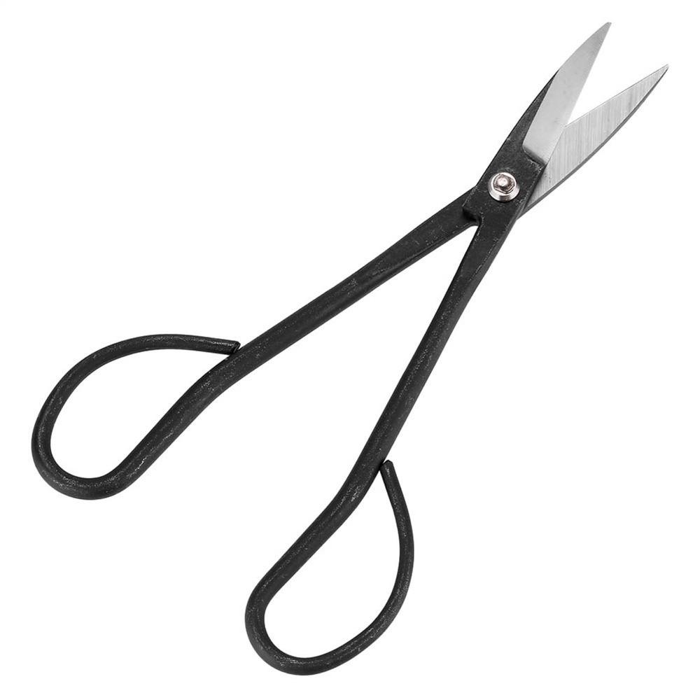 Black Bonsai Pruning Scissors Butterfly Handle Bonsai Root Cutting Tools Garden Trimming Shears