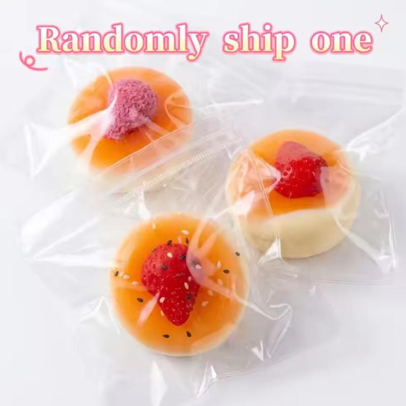 Realistic Pudding Fidget Sensory Toys Soft Touch Slow Rebound for Kids ADHD Anxiety Relief Stocking Stuffers