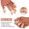 Nails Training Hand For Acrylic Nail, Flexible Movable Fake Model Hands For Nails Manicure, Acrylic Nail Technician Manicure Suppl