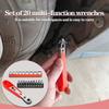 Manual 36-Teeth Mini Ratchet Driver Kit, No Assembly Required, Compact Tool for Small Space Maintenance