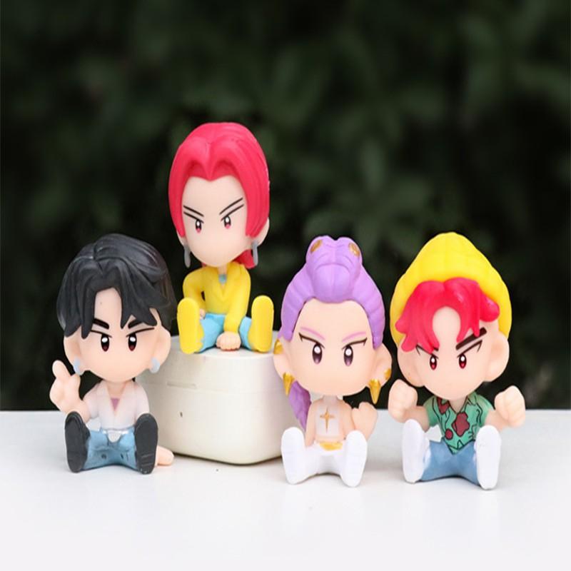 10pcs Figure Figures Anime Figurine  Kpop Demon Hunters Cute Girl Model Collection Statue Desk Decoration Toys Christmas Gift