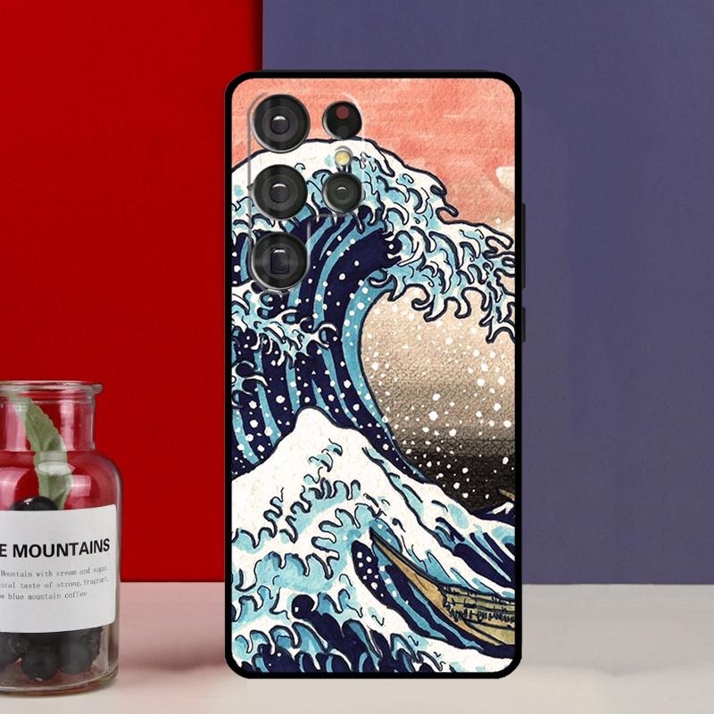 The Great Wave off Kanagawa Funda Case For Samsung Galaxy S25 Ultra S9 S10 S20 S21 S22 Plus S23 Ultra S24 FE Phone Cover