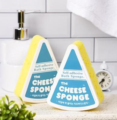 Happy New Year Käse-Körperduschschwamm