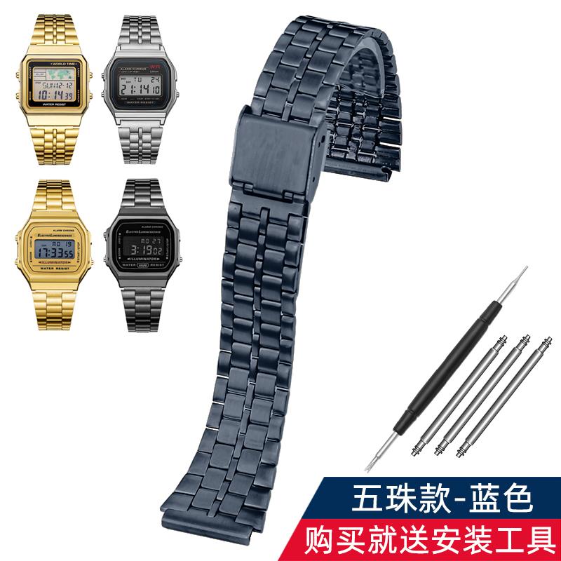 Pasek do zegarka AE-1200 Dla Casio AE1200 AE1300 A159 A158 A168 F91 Retro Mały Kwadratowy Stalowy Pasek do Zegarka 18mm Męska Bransoleta