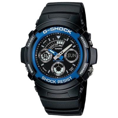G-SHOCK Herrenuhr AW-591-2AJF [20 atm wasserdicht] rund schwarz Aluminium digital analog