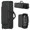 VEVOR Drum Hardware Bag with Wheels, 1680D, Drum Set Equipment Carry Bag, Carrying Case with Sturdy Handle, Durable Zipper, Smooth PVC Wheels