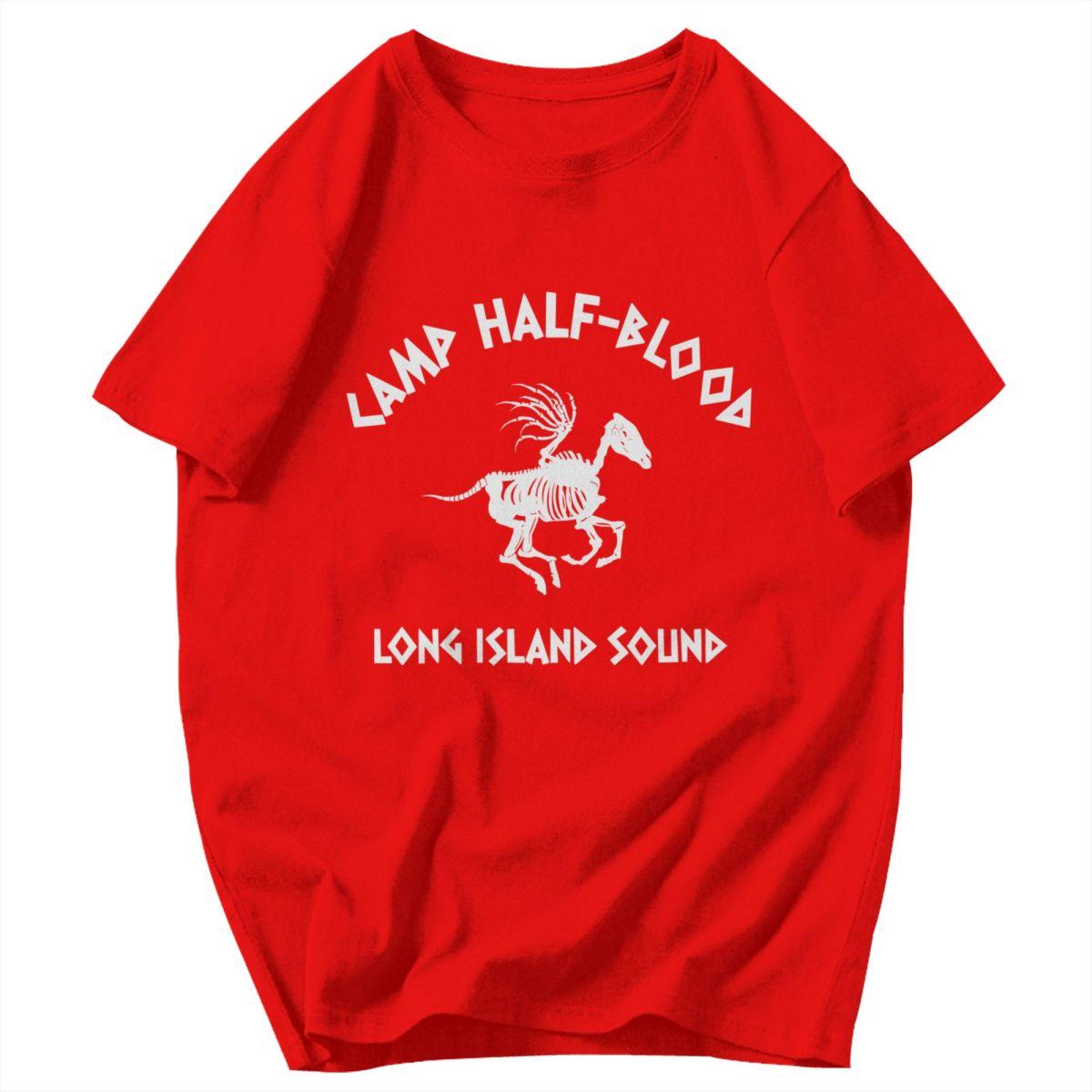 Men T Shirt Camp Half Blood Cotton Y2K Graphic Customized Unisex Clothing T Shirts S