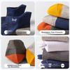 MiiOW 10 Pairs Men's Socks Summer Short Socks with Ear Tips Contrasting Colors Mesh Boat Socks Anti-Slip Invisible Socks