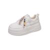 Thick-soled versatile little white shoes women's 2025 new early autumn models women's popular soft-soled non-slip, lightweight and not tired footb