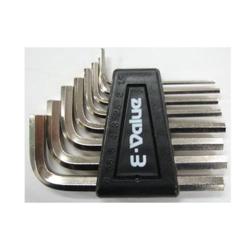 E-Value Garage Tool Set, 60-Piece Set for Motorcycle and Automotive Maintenance, ETS-60G