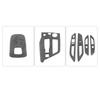 For Peugeot 4008 5008 2017-2023 Alcantara Suede Car Central Gear Knob Cover Shifter Panel Window Lift Frame Interior Accessories