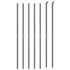 VidaXL Chain Link Fence with Flange, Decorative Fence Panel, Mesh Fence, Protective Barrier 153988