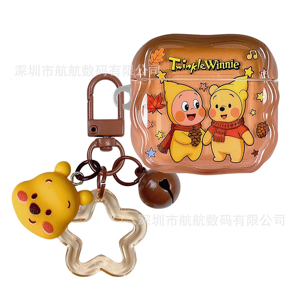 Star man Winnie the Pooh for Apple AirPods 1 generation Bluetooth headset case AirPods Pro 1 generation wireless blue