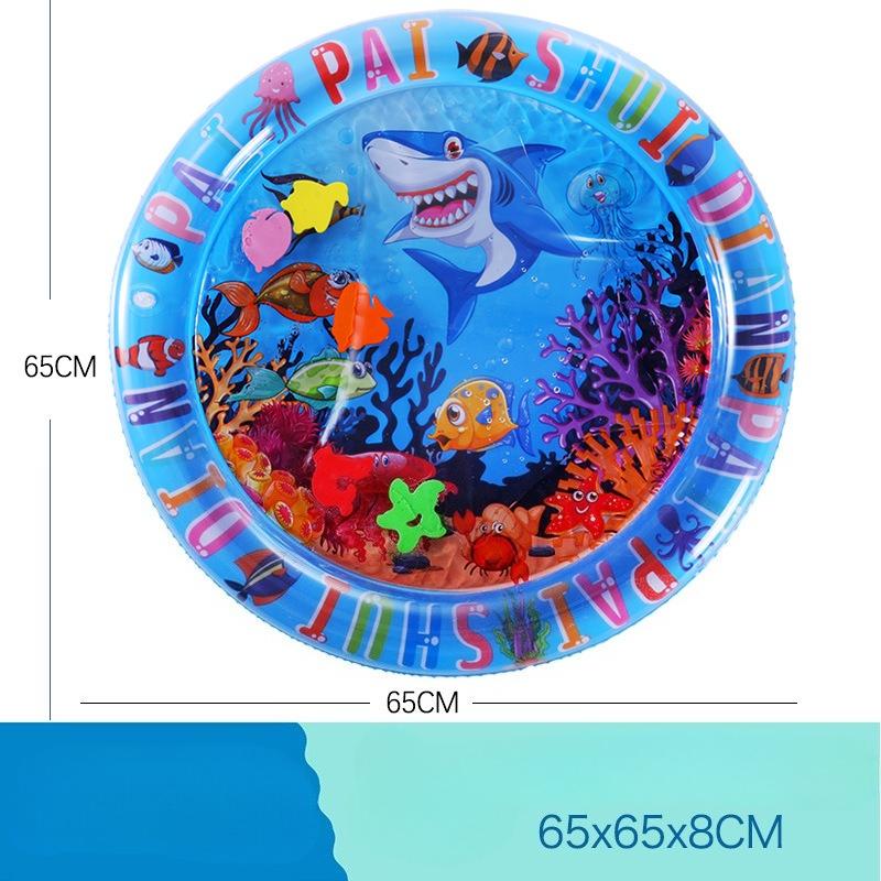 Baby Inflatable Pat Water Cushion Marine Life Swimming Ring Climbing Cushion Seat Cushion Children Pat Water Cushion