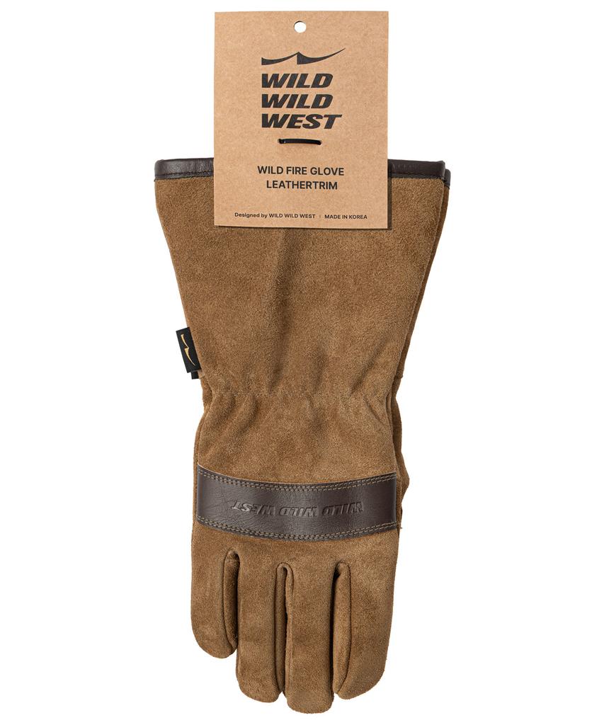 WILD WILD WEST Fire Glove Leather Trim