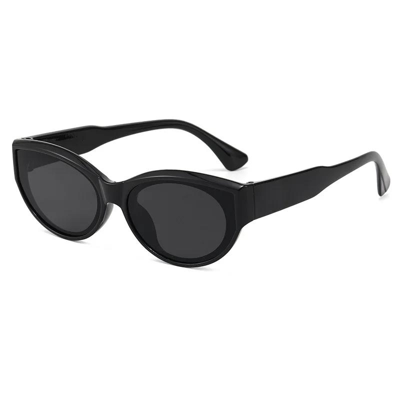 New Sunglasses Men'S Driving Anti-Uv Sunglasses Concave Shape Ladies Long Frame Sunglasses Uv400