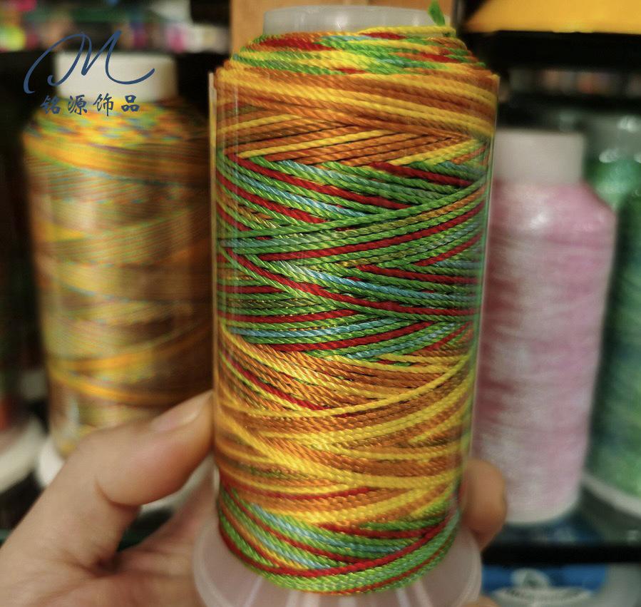 

0.2/0.4/0.7/1.0mm Thread Cords Macrame Cord Braided String For Bracelet Necklace DIY Tassels Beading Shamballa String Line 1.0mm 140m