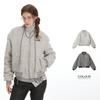 HeyHenry Womens Vintage Stand Collar Zip-Up Cotton Jacket Streetwear Short Coat