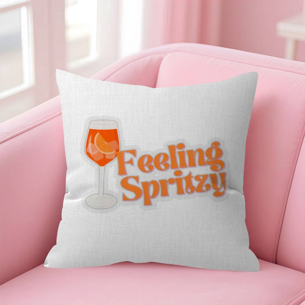 Anime AAperolS SSpritzS  Cushion Cover Car Throw Pillow Case For Sofa Car Christmas Gift