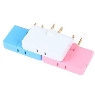 US Plug 1 To 3 Ways Power Rotatable Socket Converter Mini Slim Wireless Outlet Adapter Light Convenient Extension Multi Plug Acc
