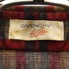 Givenchy Old Check Pattern Long Sleeve Half Button Shirt 9 Brown Women Used