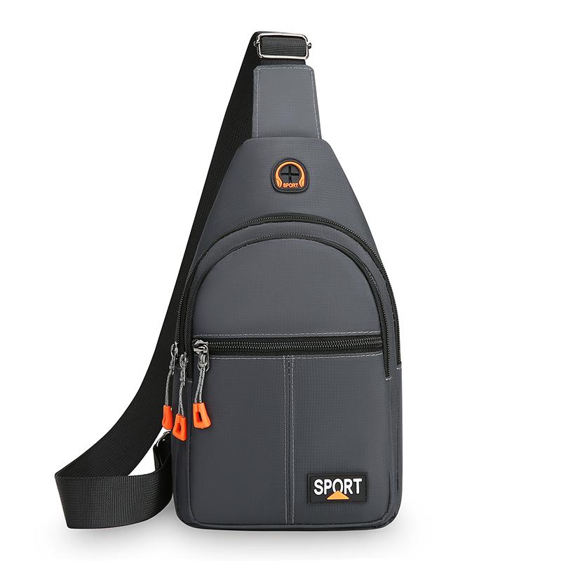 Men's Crossbody Bag Outgoing Lightweight Sports Travel Chest Bag Large Capacity Shoulder Bag