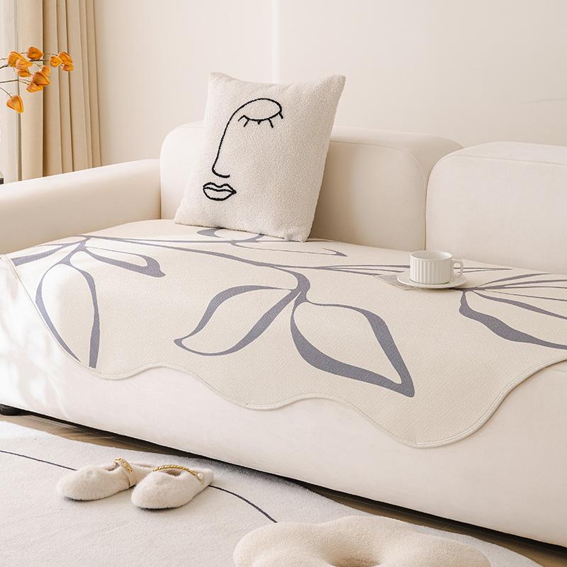 

Летний красный чехол для дивана Декор Нескользящий коврик Чехол на диван Защита Универсальный Неровный Подушка для дивана Европейский стиль Ретро 90x90cm