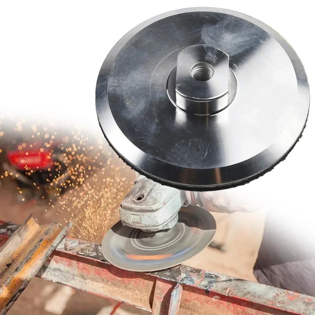 1 Pcs 3/4inch Thicken Polishing Pad Diamond Polishing Aluminum Backing Holder M10 M16 Thread Backplate For Polisher Grinder