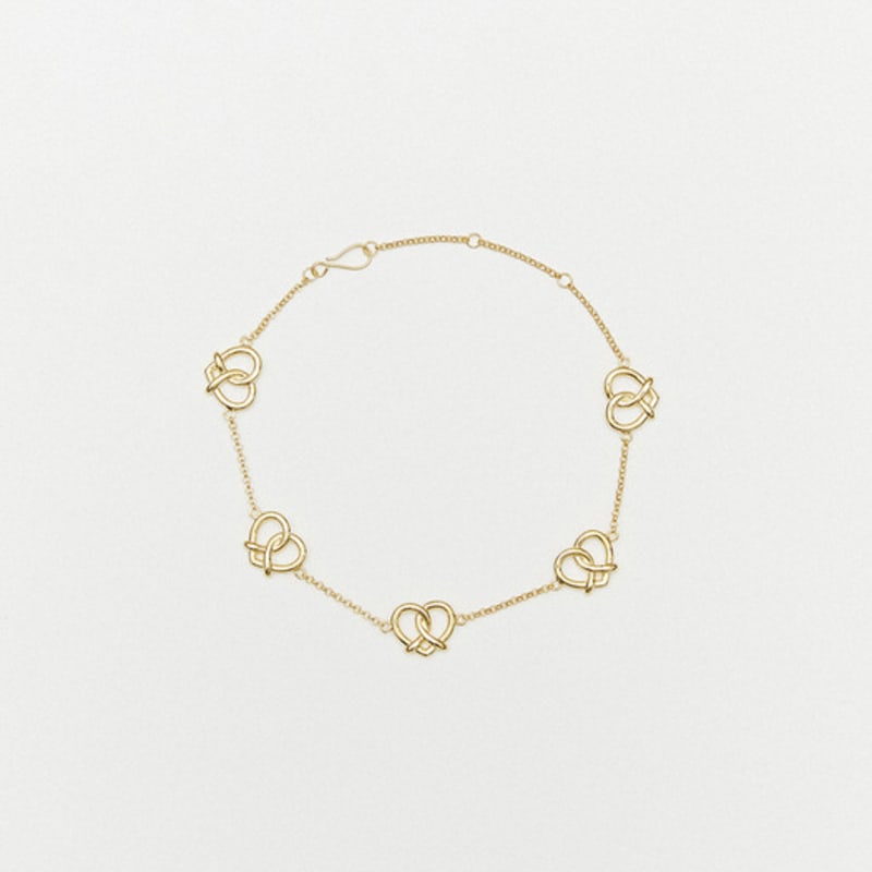 comelico atelier Pretzel Chain Anklet