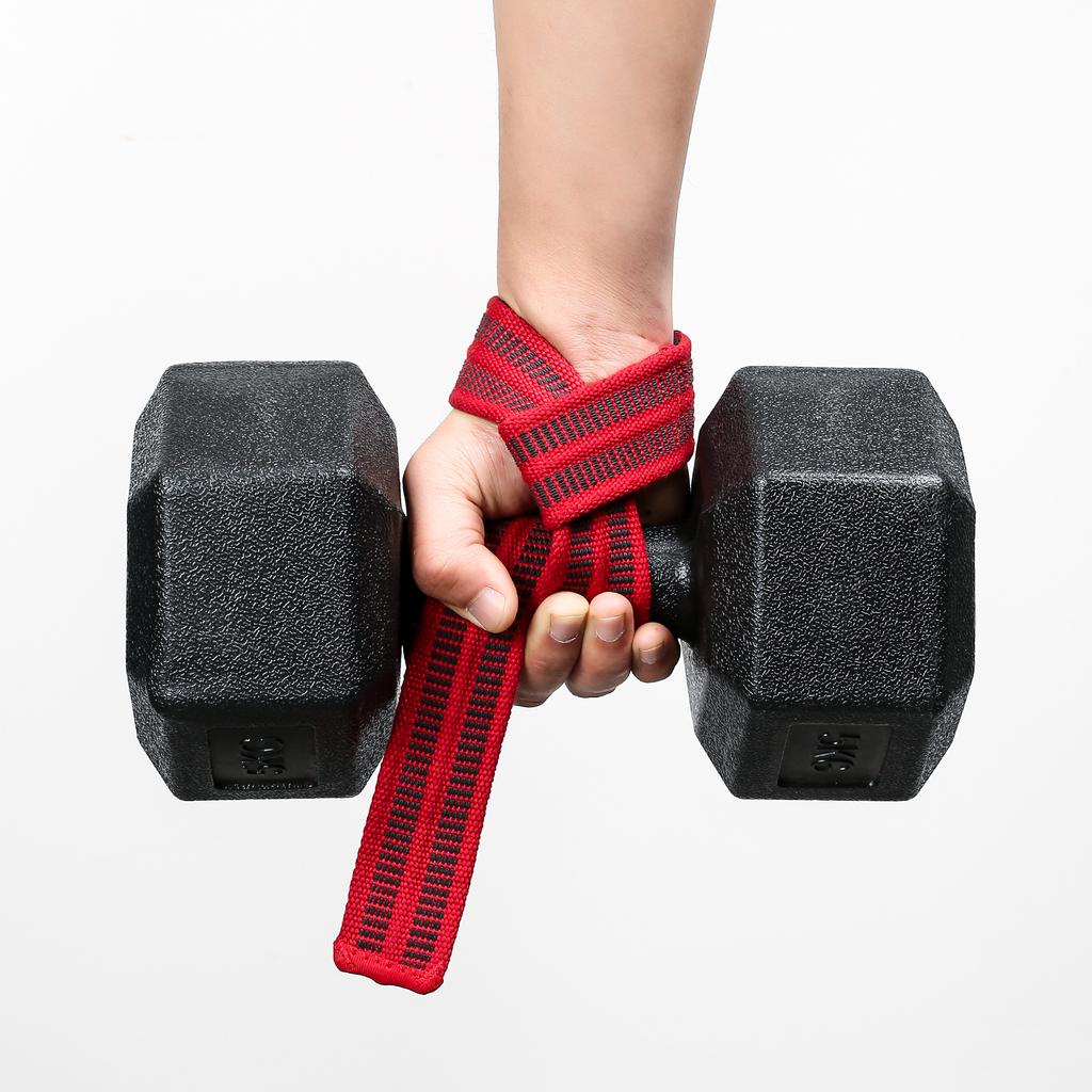 Power Lifting Straps Weightlifting Gym Gloves Deadlift Wrist Support for Pull Up Bar Barbell Dumbbell Training