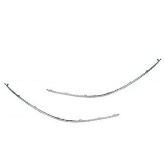 Compatible Mercedes-Benz C-Class 204 C200 Rear Bumper Bright Strip (2048852921, 2048853021)