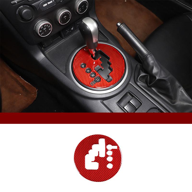 

Для Mazda MX-5 NC 2009-2014 М яке карбонове волокно Декоративні аксесуари для центральної консолі, панелі приладів, керма, підлокітників дверей автомобіля 5