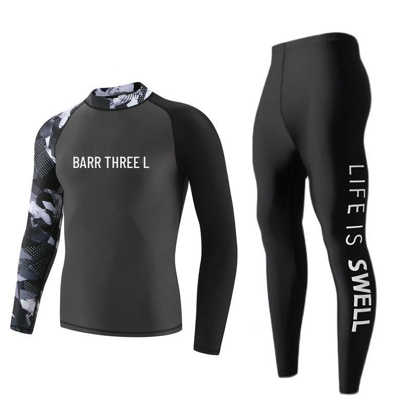 

Мужской и женский купальник с длинным рукавом, быстросохнущий, с защитой от солнца, для серфинга, сноркелинга и горячих источников M