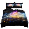 Brilliant Colorful Cosmic Nebulae 3D Printed Bedding Set Cozy Soft Duvet Cover King Queen Twin Size Birthday Gift Bedroom Decor