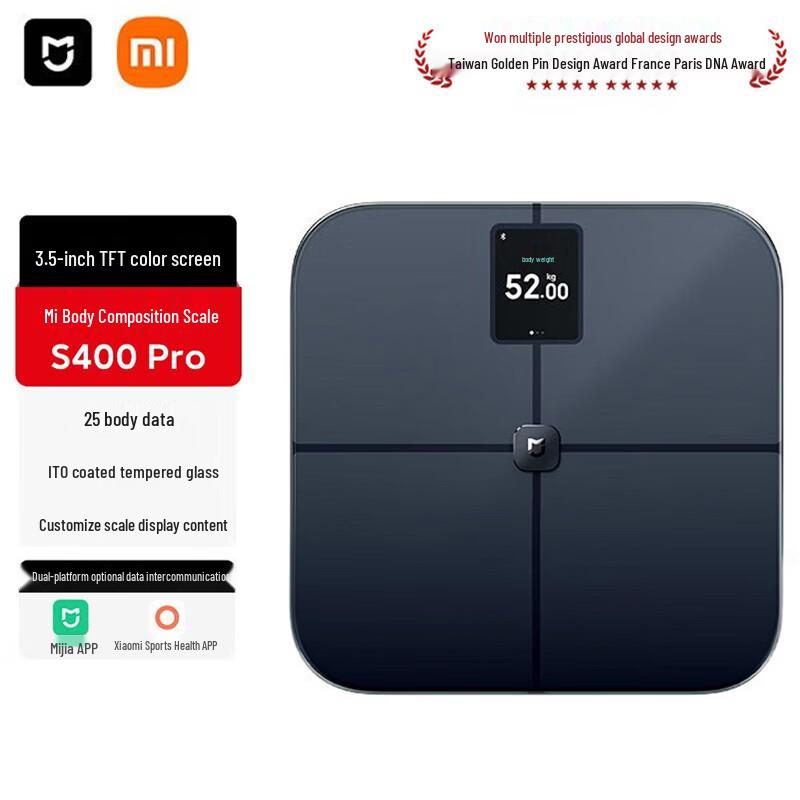 

Умные весы Xiaomi для измерения жировой массы тела S400 Pro (Китайская версия)