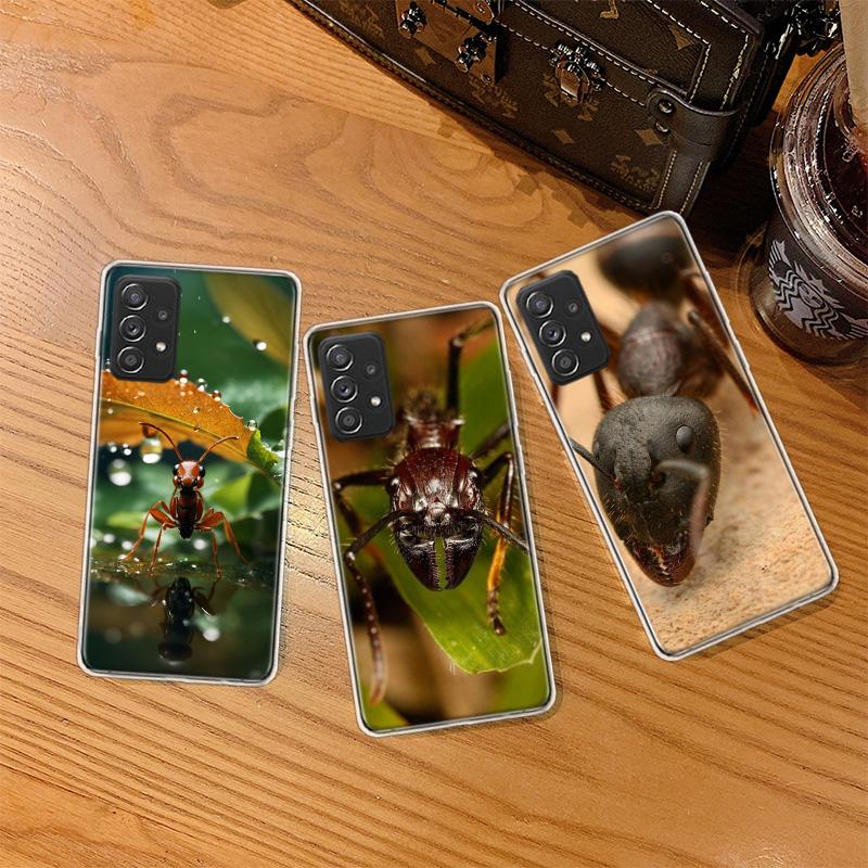 Red Fire Ants, Worker Ants Phone Case for Samsung A54 A57 A37 A17 A14 A15 A12 A24 A34 A55 A35 A25 A52S A07 A05S A04S A22 A32 A72