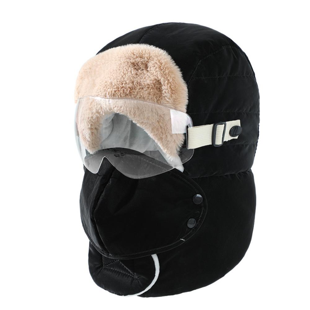 Anti Fog Goggle Winter Goggles Mask Hat Windproof Warm Ski Hat Fashion Riding Lei Feng Hat  Hiking