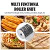 3/5/7 Wheel Cutter Dough Divider Knife Flexible Stainless Steel Roller Blade Pizza Pastry Peeler Stainless Steel Baking Pan Tool
